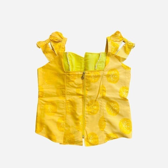 Damask print Skirt and Blouse Set. size large - Picture 3 of 10